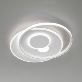 Потолочный светодиодный светильник с регулировкой яркости и цветовой температуры 90256/1 белый   105