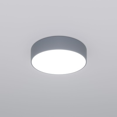 Светильник потолочный Eurosvet Entire 90318/1, LED, 50 Вт, 3300/4200/6500К, 3110Лм, 400х400х80 мм, пульт ДУ, цвет серый