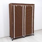 Шкаф для одежды, 117×44×171 см, цвет коричневый - Фото 3