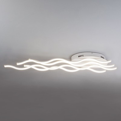 Светильник потолочный Eurosvet Gwen 90090/4, LED, 66 Вт, 4200К, 6072Лм, 970х230х80 мм, цвет белый