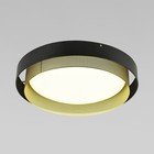 Светильник потолочный Eurosvet Imperio 90287/1, LED, 50 Вт, 3300/4200/6500К, 3470Лм, 635х635х120 мм, цвет золото, чёрный - Фото 1