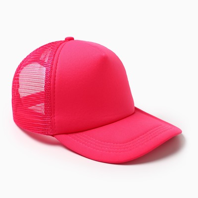 Бейсболка женская с сеткой MINAKU, фуксия, размер 56-58