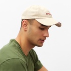 Бейсболка мужская MINAKU, размер 56-58, 100% хлопок, бежевая - Фото 6