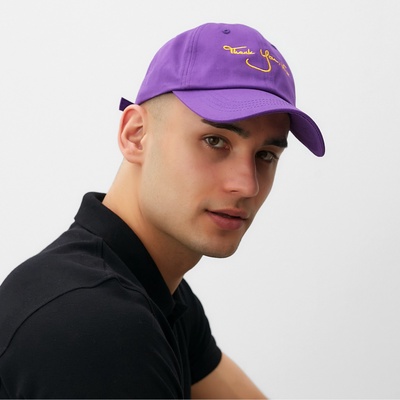 Бейсболка мужская MINAKU, размер 56-58, фиолетовая