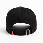 Бейсболка мужская MINAKU, размер 56-58, чёрная - Фото 12