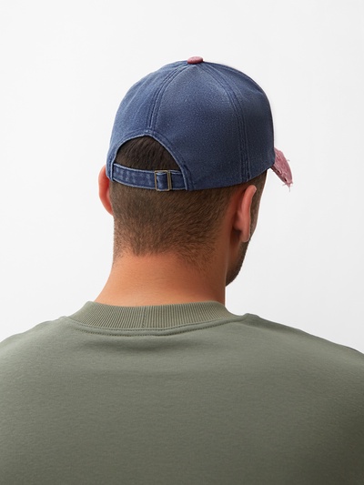 Кепка мужская MINAKU Motorcycler, размер 56-58, 100% хлопок, синяя