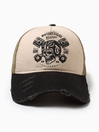 Кепка мужская MINAKU Motorcycler, размер 56-58, 100% хлопок, хаки - фото 24486120