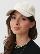 Кепка однотонная MINAKU, бежевая, размер 58 10363864