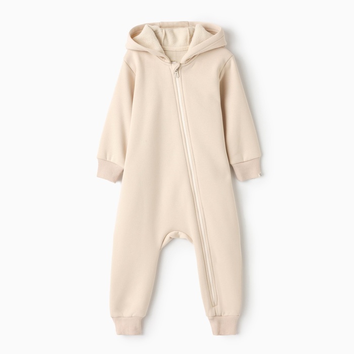 Комбинезон детский MINAKU, рост 92-98 см, бежевый