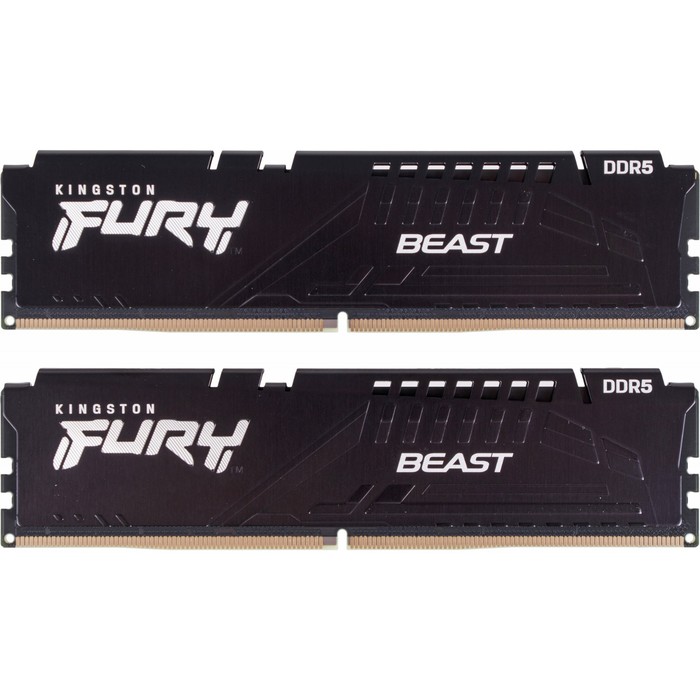 Память DDR5 2x16GB 5200MHz Kingston KF552C40BBK2-32 Fury Beast RTL Gaming PC5-41600 CL40 DI   102936 - фото 51564907