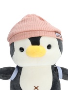 Мягкая игрушка «Пингвин» с рюкзаком, в розовой шапке, 22 см - фото 809279243