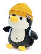 Мягкая игрушка «Пингвин» с рюкзаком, в жёлтой шапке, 22 см - фото 809279248