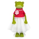 Мягкая игрушка «Джейн Кваковская», в свитере со снежинкой, 24 см - фото 110305227