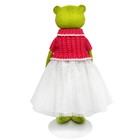 Мягкая игрушка «Джейн Кваковская», в свитере со снежинкой, 24 см - Фото 3