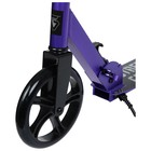 УЦЕНКА Самокат городской, складной GRAFFITI, колеса PU 200, 86A, подножка, ABEC 9, фиолетовый - Фото 4