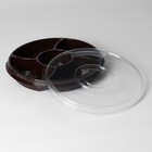 Крышка пластиковая одноразовая к менажнице, d=26×4,2 см, круглая, 110 шт/уп, цвет прозрачный - Фото 2