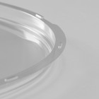 Крышка пластиковая одноразовая к менажнице, d=26×4,2 см, круглая, 110 шт/уп, цвет прозрачный - Фото 7