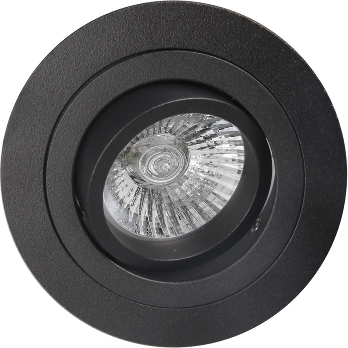 Светильник встраиваемый Mantra Basico, GU10, 1х12Вт, 25 мм, цвет матовый чёрный
