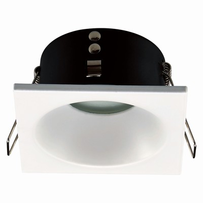 Светильник встраиваемый Mantra Comfort ip65, GU10, 1х12Вт, 85х85х45 мм, цвет чёрный