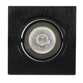 Светильник встраиваемый Mantra Lambordjini, GU10, 1х12Вт, 93х93х29 мм, цвет чёрный