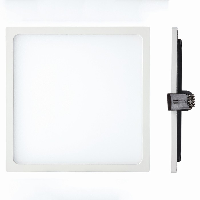 Светильник встраиваемый Mantra Saona, LED, 6Вт, 520Лм, 3000К, 90х90х25 мм, цвет матовый белый - фото 1928647595