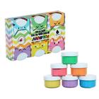 Краски пальчиковые набор 6 цветов × 60 мл, Спектр, 360 мл, «Лапочки» (от 1 года ) - Фото 1