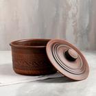 Кастрюля, декор, красная глина, 1.6 л, микс - Фото 2