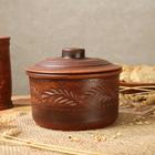 Кастрюля, декор, красная глина, 1.6 л, микс - Фото 5