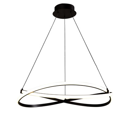 Люстра подвесная Mantra Infinity, LED, 3400Лм, 2800К, 400 мм, цвет коричневый