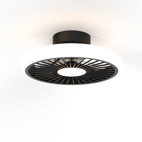 Люстра-вентилятор Mantra Turbo, LED, 4100 - 5700Лм, 2700-5000К, 180 мм, цвет чёрный