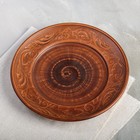 Тарелка "Дачная", плоская, декор, красная глина, 20 см, микс - Фото 1