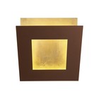 Светильник настенный Mantra Dalia, LED, 1680Лм, 3000К, 220х63х220 мм, цвет коричневый - фото 301469551