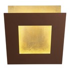 Светильник настенный Mantra Dalia, LED, 2800Лм, 3000К, 400х82х400 мм, цвет коричневый - фото 301469572
