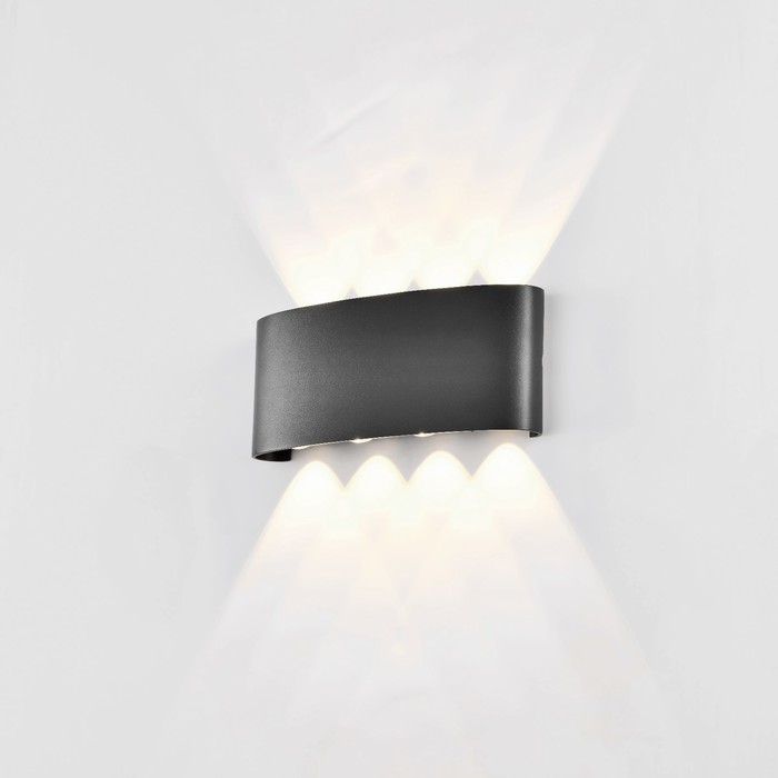Светильник уличный Mantra Arcs, LED, 830Лм, 3000К, 170х40х80 мм, цвет темно-серый
