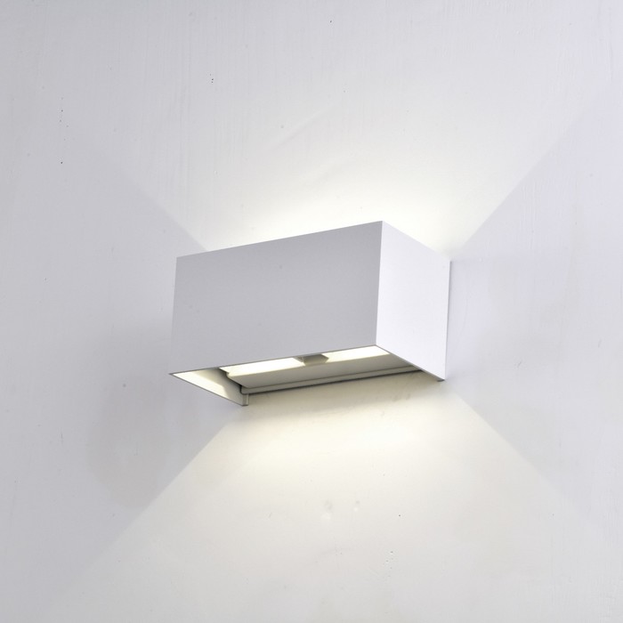 Светильник уличный Mantra Davos, LED, 2200Лм, 3000К, 200х100х100 мм, цвет матовый белый - Фото 1