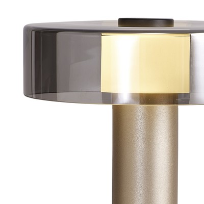 Настольная лампа Mantra Gin, GU10, 1х12Вт, 277 мм, цвет золотой