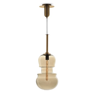 Светильник подвесной Mantra Sonata, E27, 1х20Вт, 890 мм, цвет бронзовый