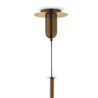 Светильник подвесной Mantra Sonata, E27, 1х20Вт, 750 мм, цвет бронзовый - Фото 3