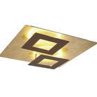 Светильник потолочный Mantra Dalia, LED, 3360Лм, 3000К, 500х500х77 мм, цвет коричневый - фото 306037522