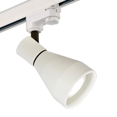 Трековый светильник Mantra Kos, GU10, 1х12Вт, 136х75х198 мм, цвет белый