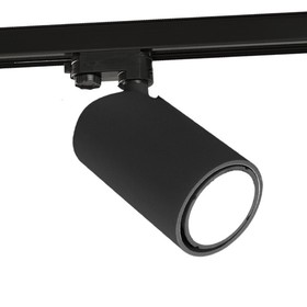 Трековый светильник Mantra Sal, GU10, 1х10Вт, 58х86х154 мм, цвет матовый чёрный
