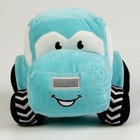 Мягкая игрушка Трактор, цвет голубой - фото 24096929