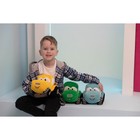 Мягкая игрушка Трактор, цвет голубой - фото 24096931