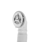 Перелив для мойки Aquant, с хромированной зеркальной решеткой d=36 мм, круглый - фото 24101567