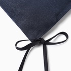 Подушка на стул Этель Minimalist design 42х42 см, цв.синий, 100% лен 415 г/м2 10300788 - фото 13037188
