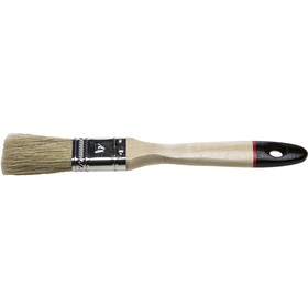 Кисть плоская STAYER UNIVERSAL-EURO 0102-025, натуральная щетина, деревянная ручка, 25 мм