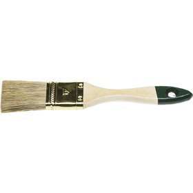Кисть плоская STAYER LASUR 01031-38, смешанная щетина, деревянная ручка, 38 мм, 1.5