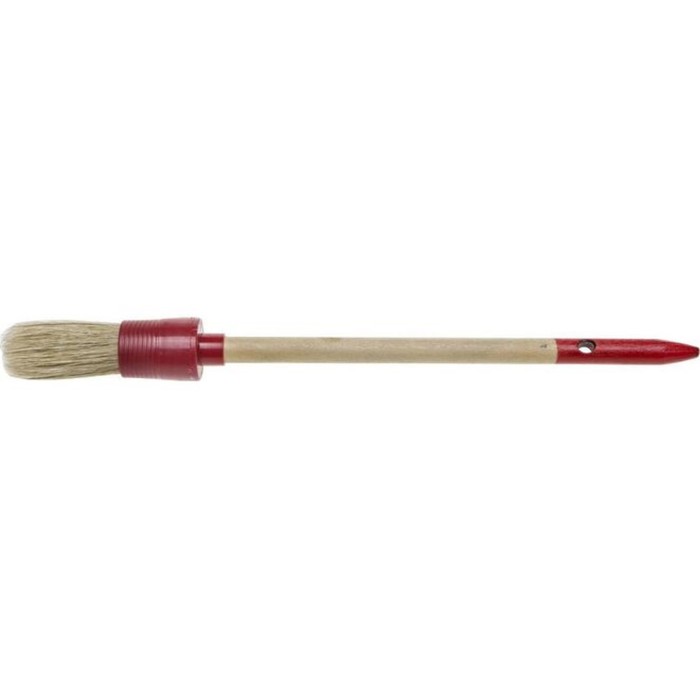 Кисть круглая STAYER UNIVERSAL 0141-20, натуральная щетина, деревянная ручка, 20 мм - Фото 1