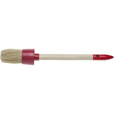 Кисть круглая STAYER UNIVERSAL 0141-35, натуральная щетина, деревянная ручка, 35 мм