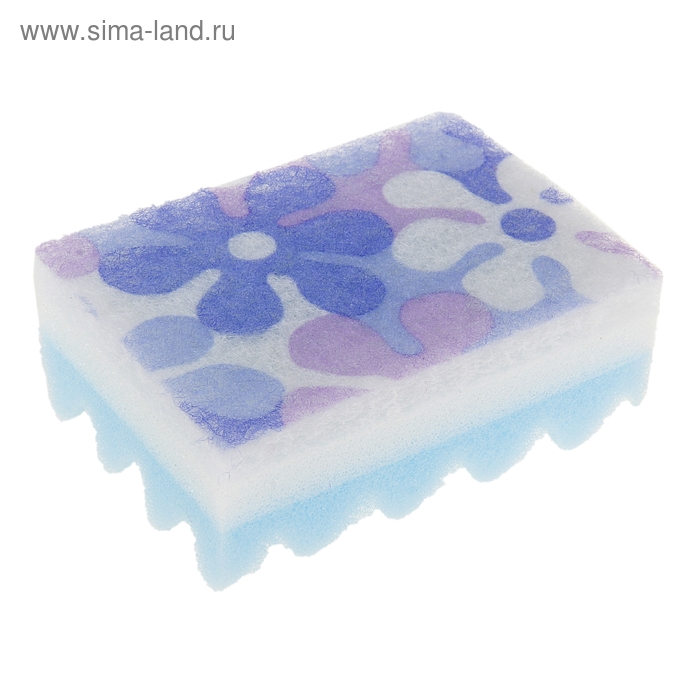 Губка для мытья посуды, 5 шт - Фото 1